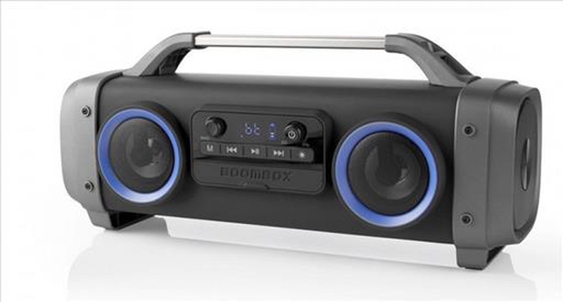 Party boombox bluetooth wireless technology fm radio party lights black, , medium-null