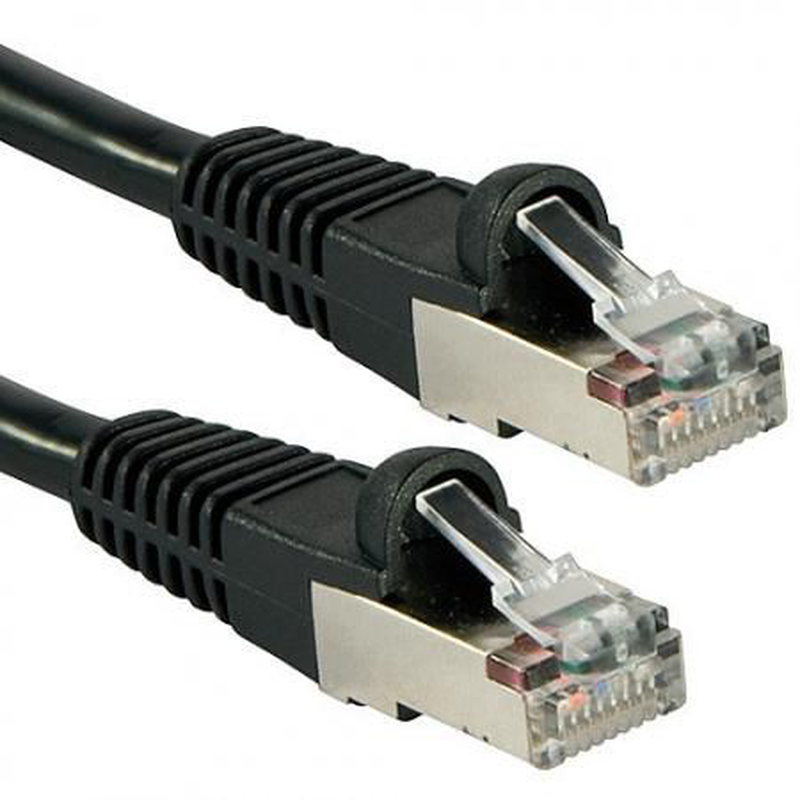 Lindy - patch cable - rj-45 (m) to rj-45 (m) - 30 cm - sftp, pimf - cat 6a - halogen-free, molded, snagless - black-null