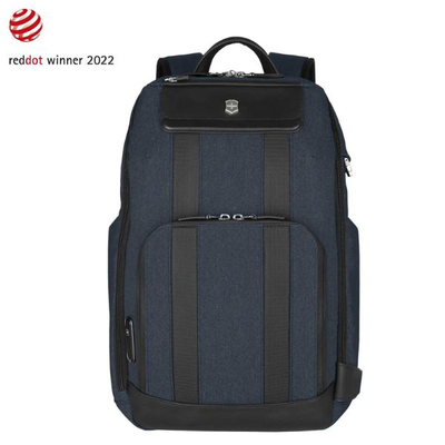Architecture urban2, deluxe backpack, melange blue/black