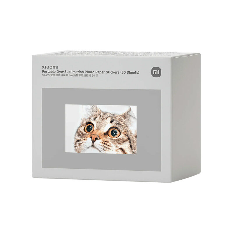 Xiaomi portable dye-sublimation photo paper stickers (50 sheets), , medium-null