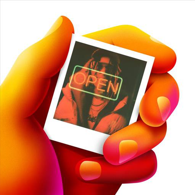 Polaroid color film for go cameras 16 instant color photos with white frames, , medium-null