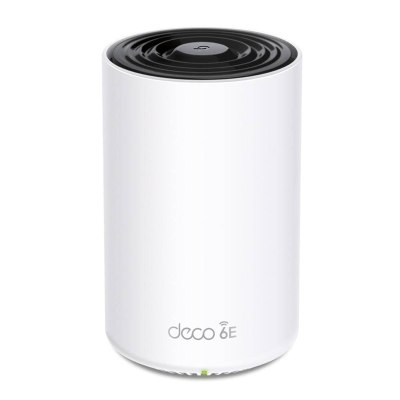 Tp-link deco xe75 pro axe5400 tri-band Wi-Fi 6e mesh unit 1-pack 2750 sq ft 2.5G port 6GHz white-null