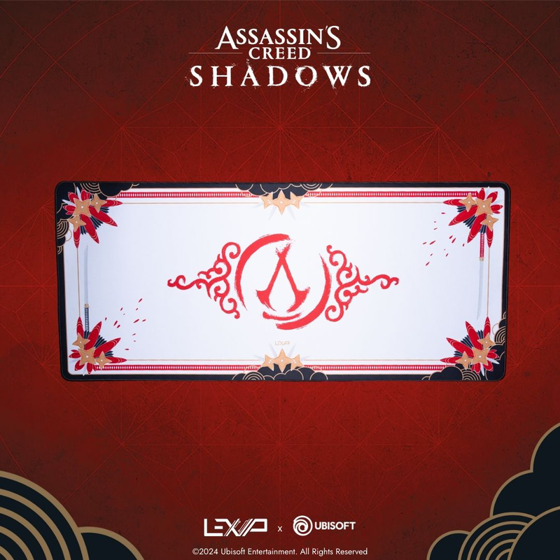 Limited edition lexip assassin's creed shadows led lighting mousepad-null