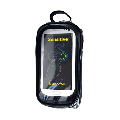 B68 bicycle phone bag, Black, medium