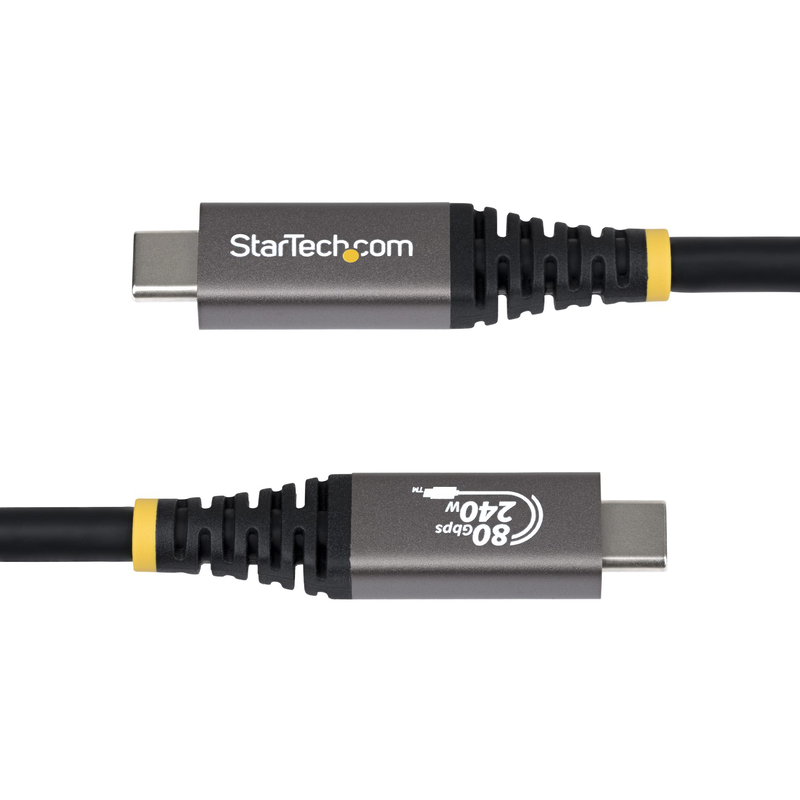 Startech.com 1m USB4 cable | 80GBps | 240w pd | black | cc1m80gUSB4cable | 80GBps-null