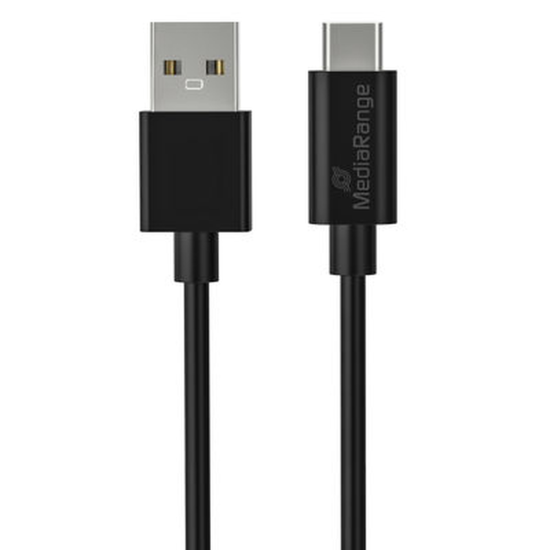 Mediarange charge and sync cable, USB 3.2 Gen 1x1 to USB Type-C&reg; plug, 5GBps, 60w max., 1.2m, , medium-null