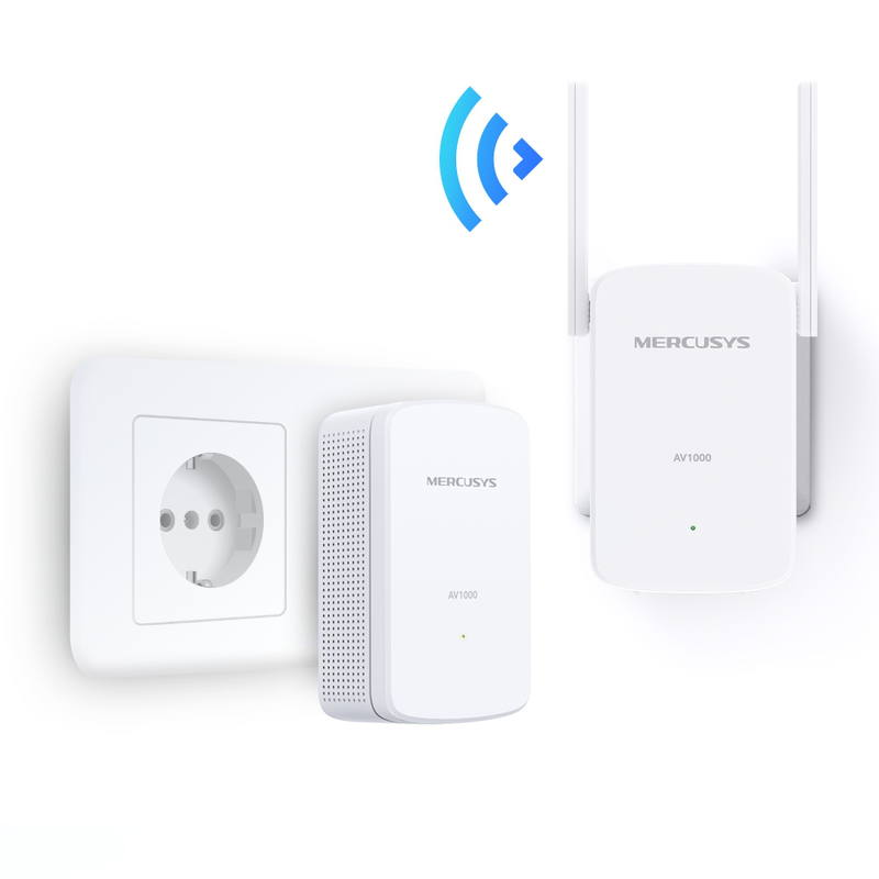 Mercusys mp510kit | av1000 gigabit powerline Wi-Fi kit, , medium-null