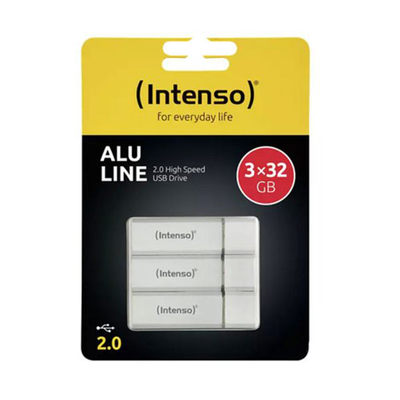 Alu line 3x32GB USB 2.0 silver