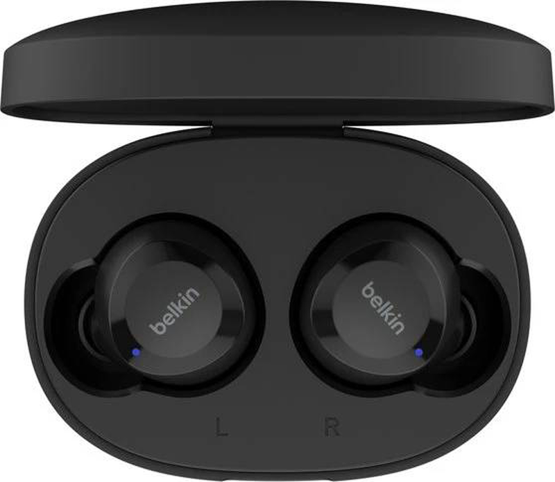 Belkin soundform bolt auc009 true wireless earbuds in-ear bluetooth 5.2 ipx4 28h battery USB-c black-null