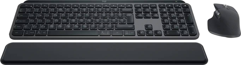 Logitech mx keys s combo wireless keyboard and mouse us international graphite-null