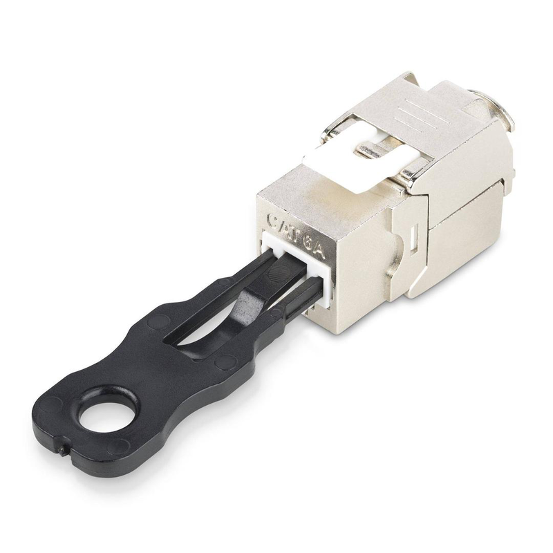 Startech.com rj45 port locks - 10 pack with security key, locking rj45 port blocker/dust cover, reusable ethernet/lan port protector, snap in rj45 dust blocker for servers/switches/wall plates / white-null