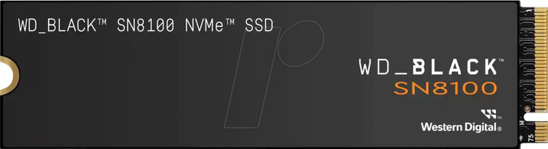 Wd_black sn8100 wds400t1x0m-00cmt0 / SSD / encrypted / 4TB / internal / m.2 2280 / pci express 5.0 x4 (nvme) / tcg opal encryption 2.02-null