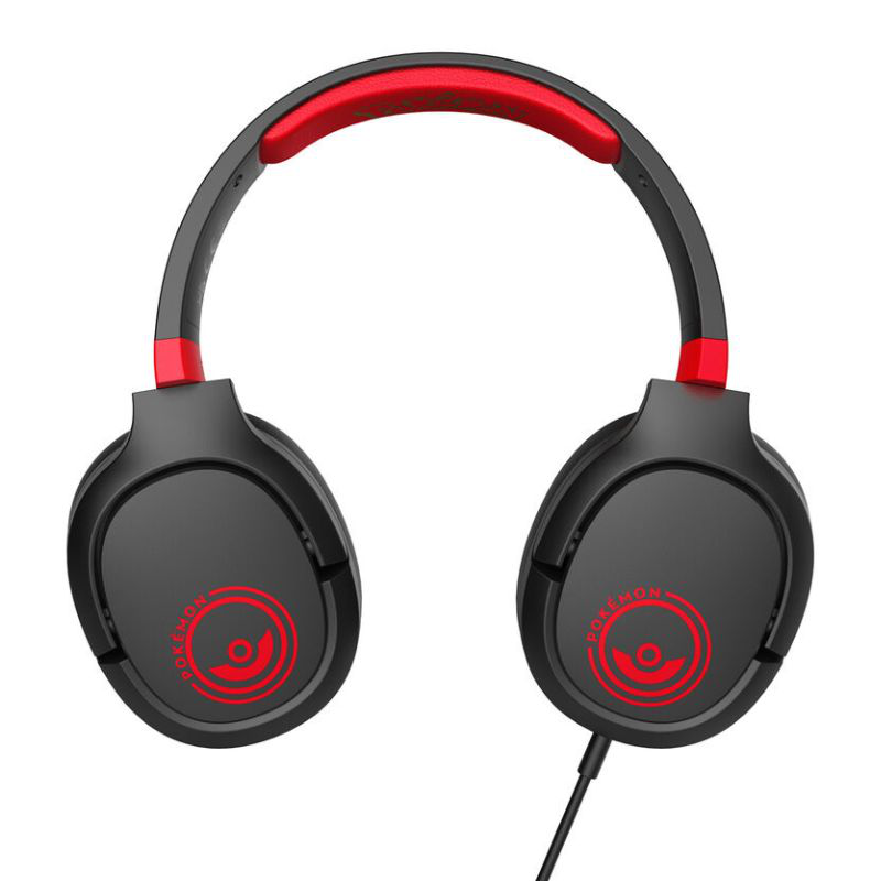 Otl pro g1 pokemon poke ball black and red gaming headphones 0600, , medium-null