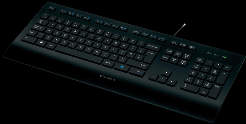 Logitech k280e - keyboard - USB - german - black, , medium-null