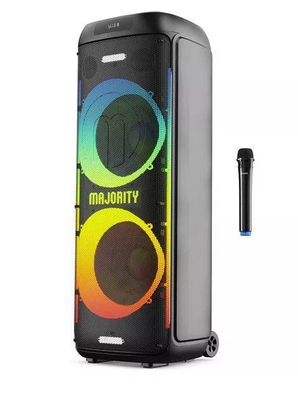 Majority speakers portable karaoke pulse p5 600w wireless mic bt/USB/rgb uk, , medium