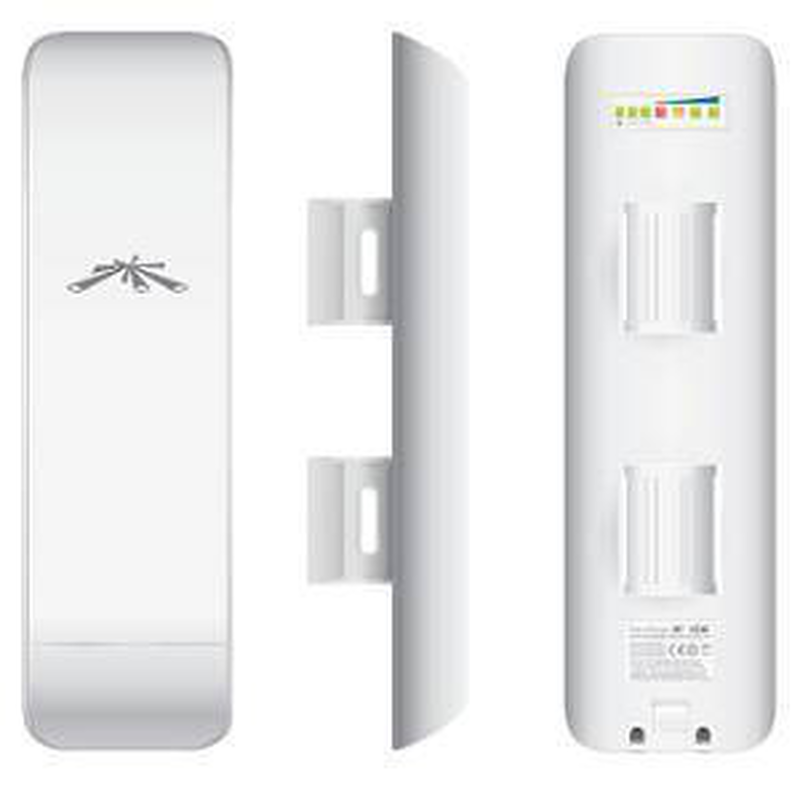 Ubiquiti nanostation m2 nsm2 Airmax cpe 2.4GHz 11dbi 2x2 mimo outdoor wireless bridge 150 mbps white-null