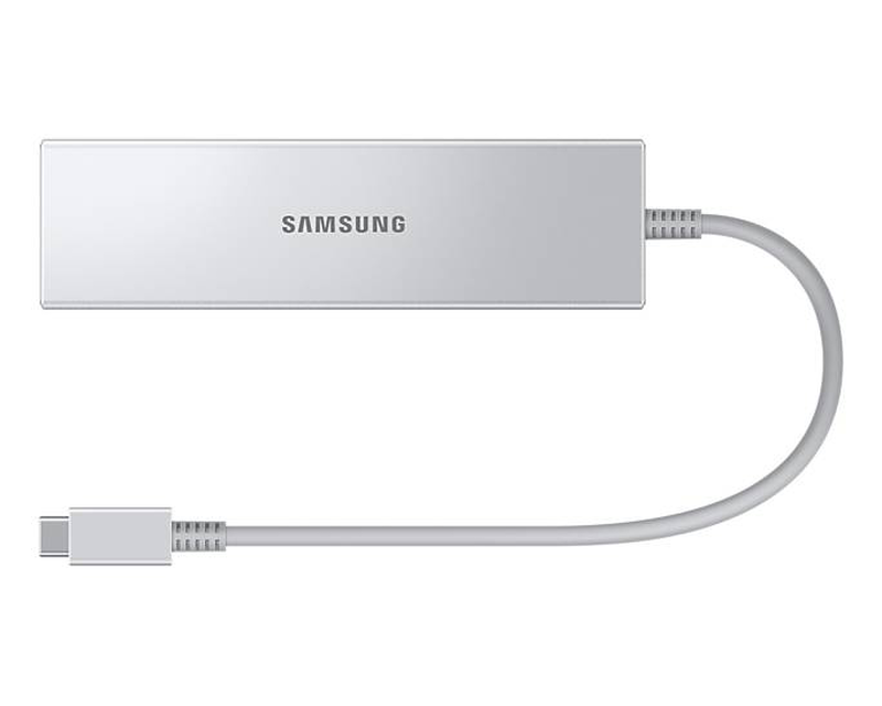 Samsung ee-p5400 USB-c multiport adapter 4k 60hz HDMI gigabit ethernet USB-c pd 2x USB-a for galaxy book silver-null