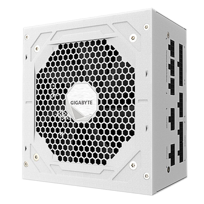 Gigabyte ud850gm pg5 white 850w gp-ud850gm pg5w atx 3.0 fully modular power supply 80 plus gold pcie 5.0-null