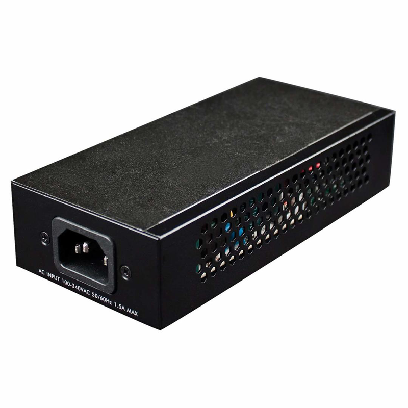 Intellinet gigabit high-power poe+ injector, 1 x 30 w, ieee 802.3at/af power over ethernet (poe+/poe) - poe injector - ac 100-240 v - output connectors: 1 - black, , medium-null