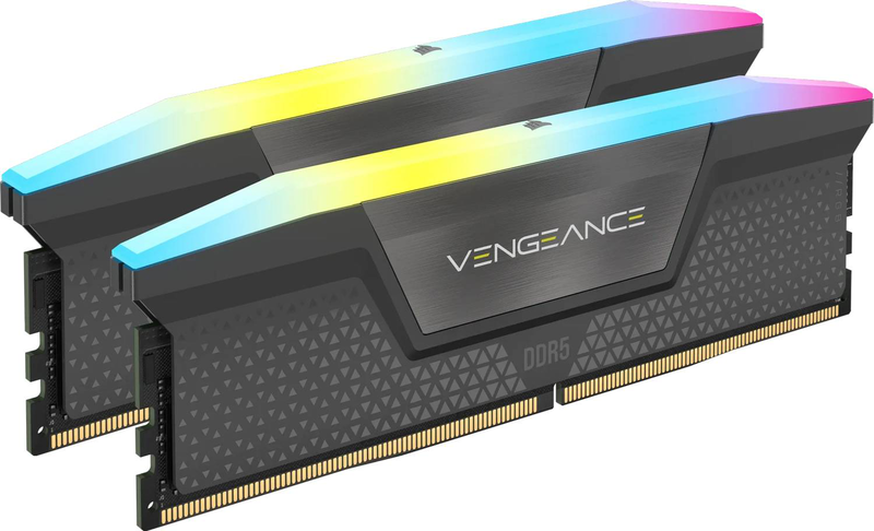 Corsair vengeance rgb 16GB (2x8GB) ddr5 5200mhz cl40 desktop memory kit AMD expo intel xmp 3.0 cmh16gx5m2b5200z40-null