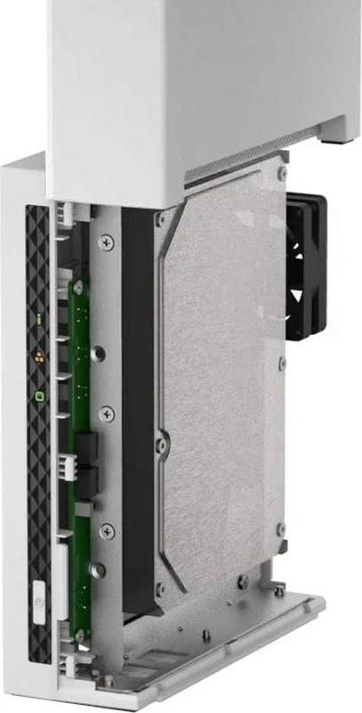 Qnap ts-133 1-bay diskless nas arm cortex-a55 quad-core 2GB ddr4 gigabit ethernet built-in npu ai white-null