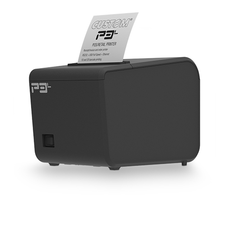 Custom p3l 911mx010300733 58/80mm thermal pos receipt printer 203dpi 200mm/s USB ethernet rs-232 auto cutter black-null