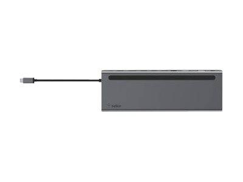 Belkin connect inc004btsgy USB-c 11-in-1 multiport docking station HDMI displayport vga 4k sd 100w pd gbe grey-null