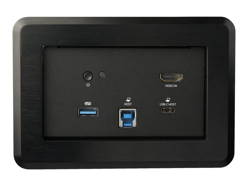 Startech kitbzdock conference room docking station in-table USB-c USB-a single 4k30 HDMI 60w pd gbe USB hub audio-null