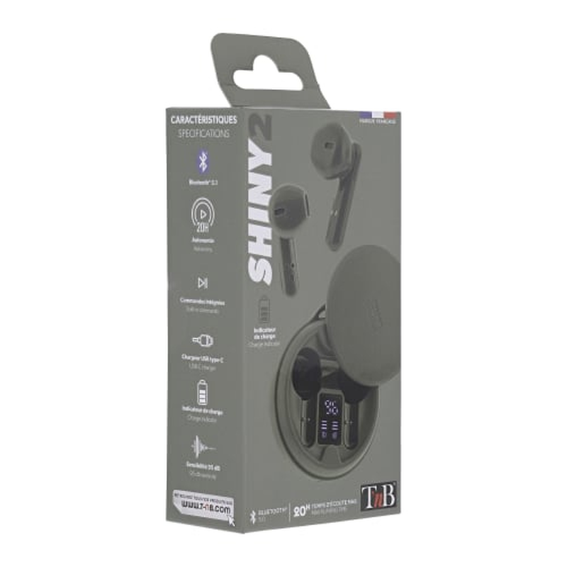 Tnb shiny 2 wireless headphones bluetooth with 20 operating hrs green, , medium-null