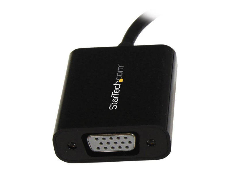 Startech  mdp2vga2 mini displayport 1.2 to vga active adapter converter 1080p mdp to vga black-null