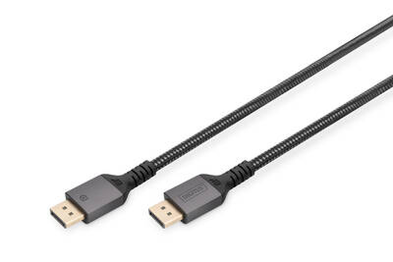 Digitus - displayport cable - displayport (m) to displayport (m) - displayport 1.4 - 1 m - 8k support - black-null