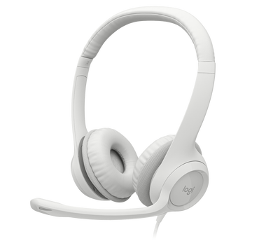 Logitech USB headset h390 white ( 981-001286 )