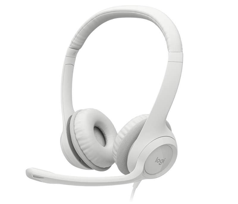 Logitech USB headset h390 white ( 981-001286 ), , medium image number null