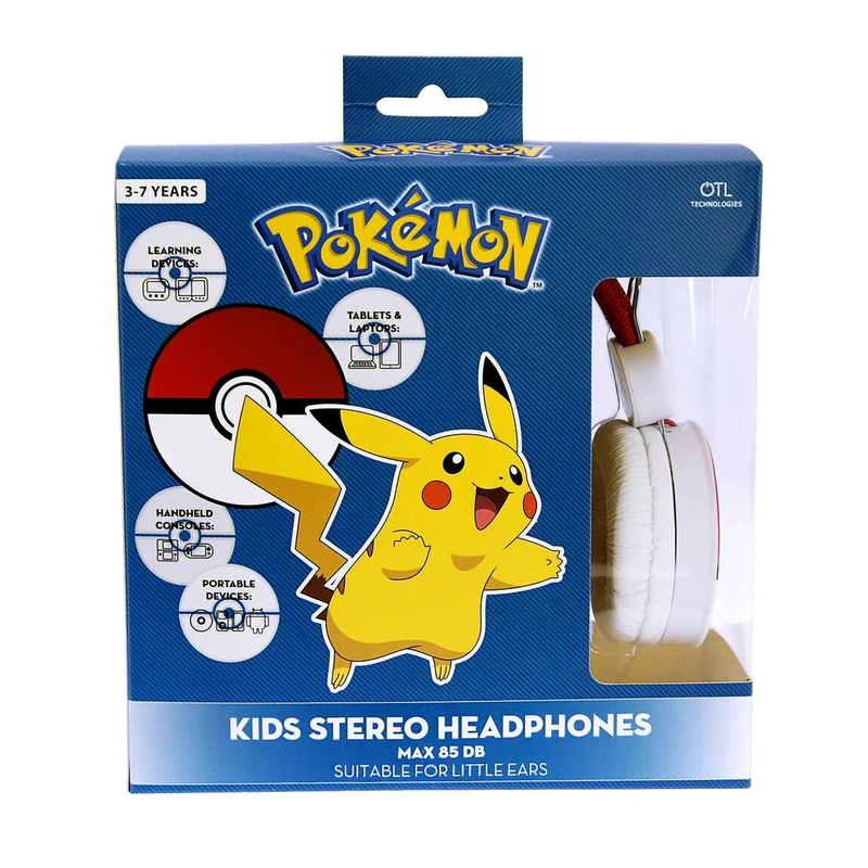 Pok&eacute;mon pokeball core kids headphones, , medium-null