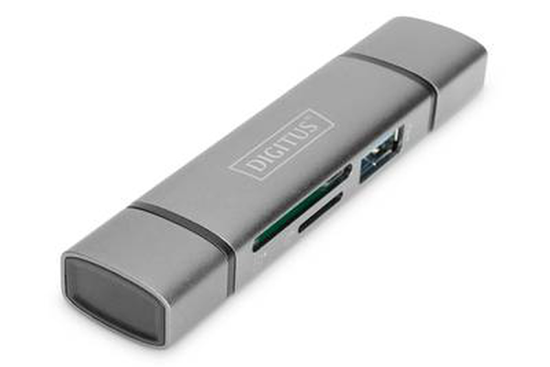 Digitus da-70886 / card reader (sd, microsd) / USB 3.0/USB-c, , medium-null