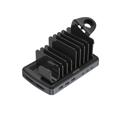 Unitek p1207a 6-port USB a and USB c charging station 120w with 3 USB pd, , medium