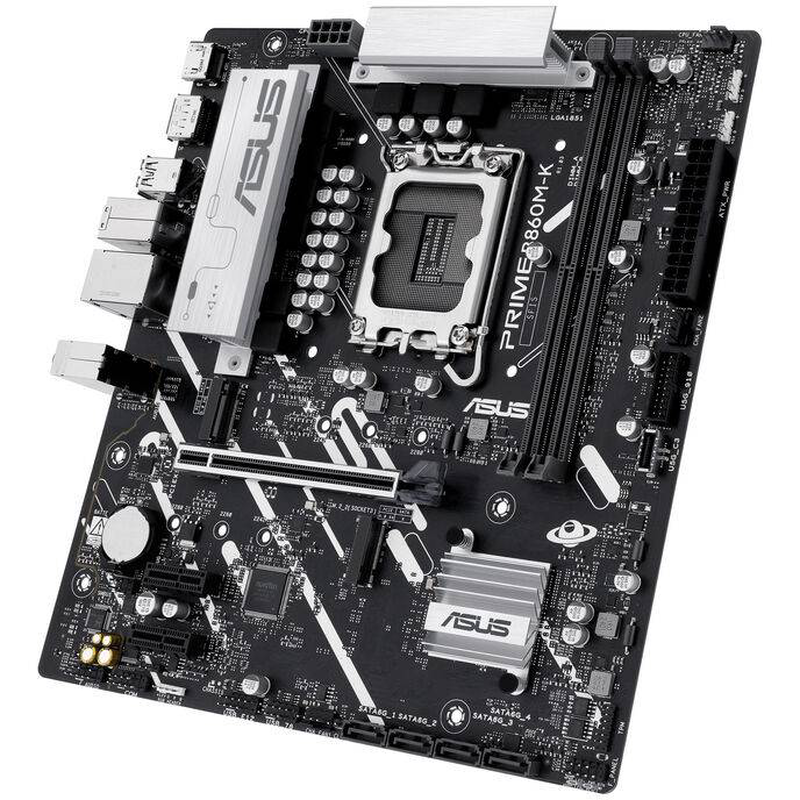 Asus prime b860m-k micro-atx motherboard lga 1851 intel b860 ddr5 pcie 5.0 dual m.2 2.5GBe black-null