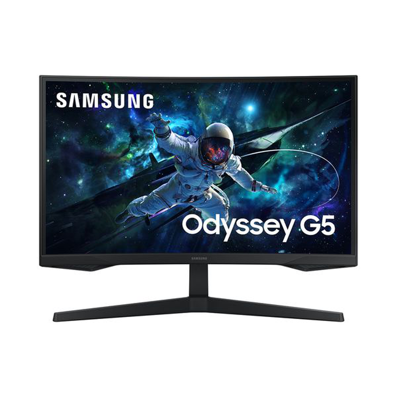 Samsung odyssey g5 ls27cg554eu 27" οθόνη curved 165hz hdr wqhd 2560x1440, , medium-null