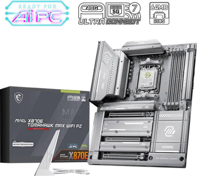 Msi mag x870e tomahawk max Wi-Fi pz atx am5 motherboard, , medium