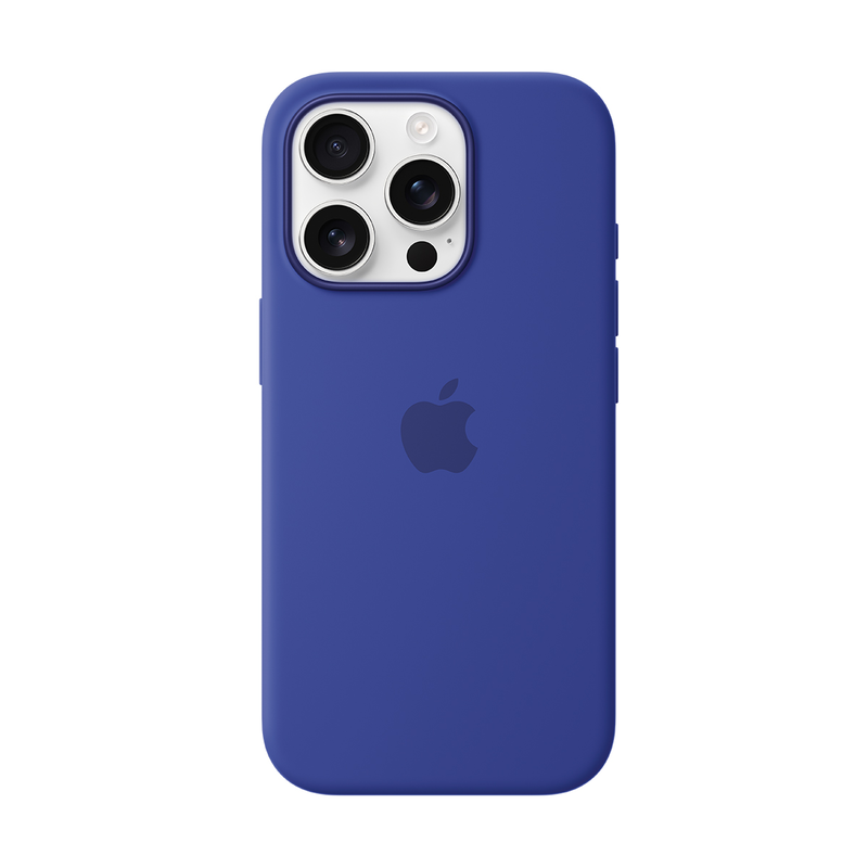 iPhone 16 pro silicone case with MagSafe ultramarine-null