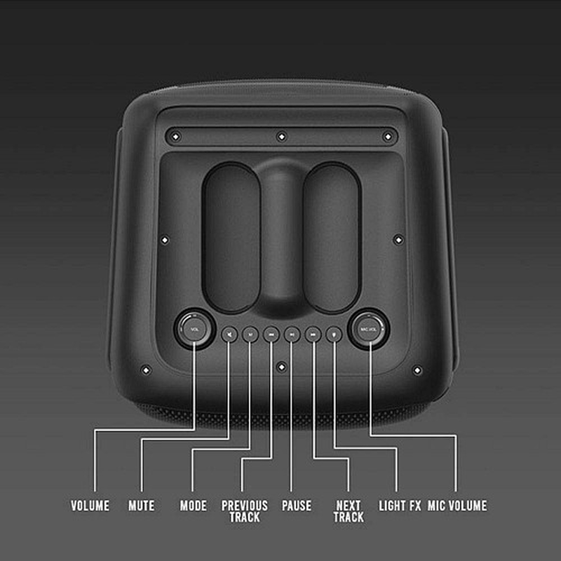 Sonicgear audio pro600hd karaoke portable bluetooth speaker, , medium image number null