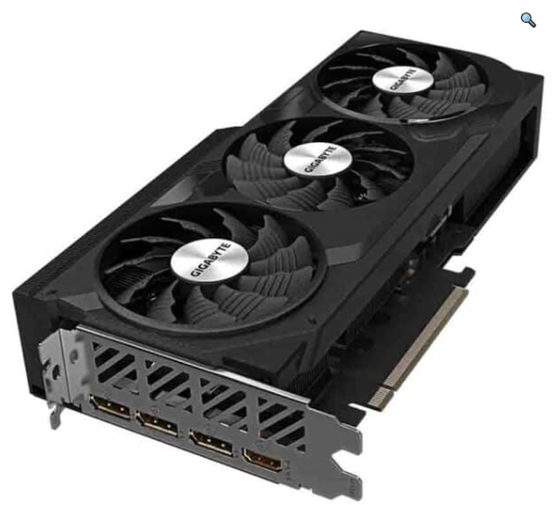 RTX 4070 12GB windforce oc ggdr6x 3fan gddr6x graphic card gigabyte, , medium image number null
