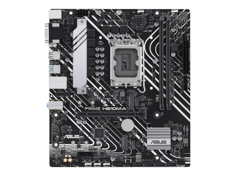 Asus prime h610m-a-csm microatx motherboard lga1700 intel h610 ddr5 pcie 4.0 dual m.2 1GB lan 90mb1g20-m0eayc-null