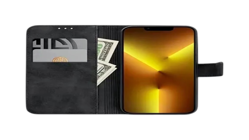 Samsung a37 5G tender book flip case black, , medium-null