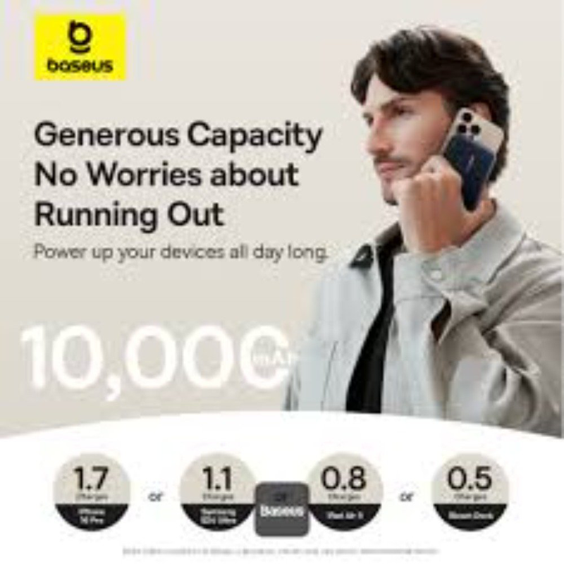 Baseus online | baseus nomos 3-in-1 10000mAh power bank 15w, , medium-null