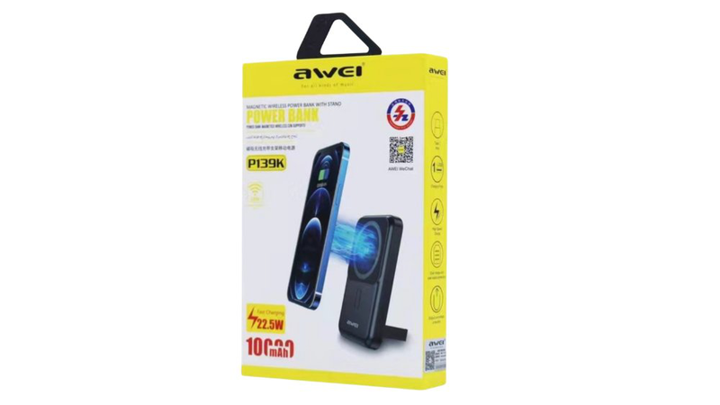 Power bank 10000mAh magbetic with stand, , medium-null