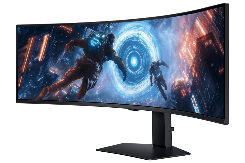 Samsung odyssey g9 g91f 49" monitor curved 144hz hdr 5120x1440-null