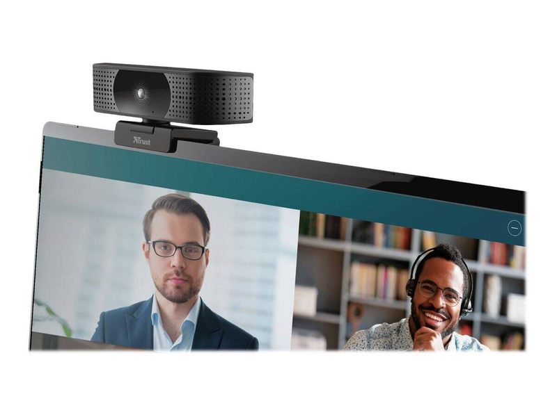 Trust teza - webcam - colour - 3840 x 2160 - 4k - fixed focal - audio - USB 2.0, , medium-null