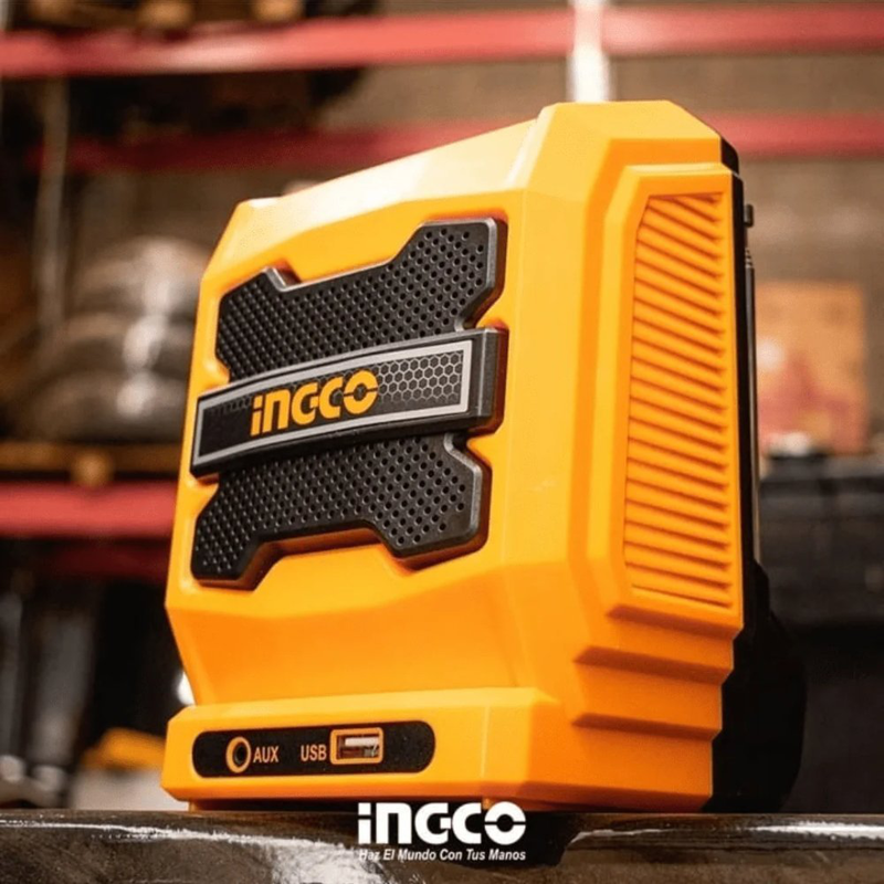 Ingco cjrli2001 &rho;&alpha;&delta;&iota;&omicron; &mu;&pi;&alpha;&tau;&alpha;&rho;&iota;&alpha;&sigmaf; &mu;&epsilon; bluetooth 20v solo, , medium-null
