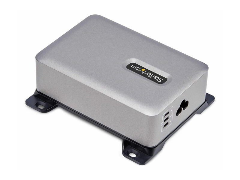 Startech  424deu 240w 4-port USB-c gan charger pd 3.1 140w epr screw-locking with vesa mount black-null